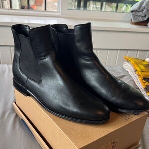 Thursday Boot Company Sleek Black Leather Chelsea Boots